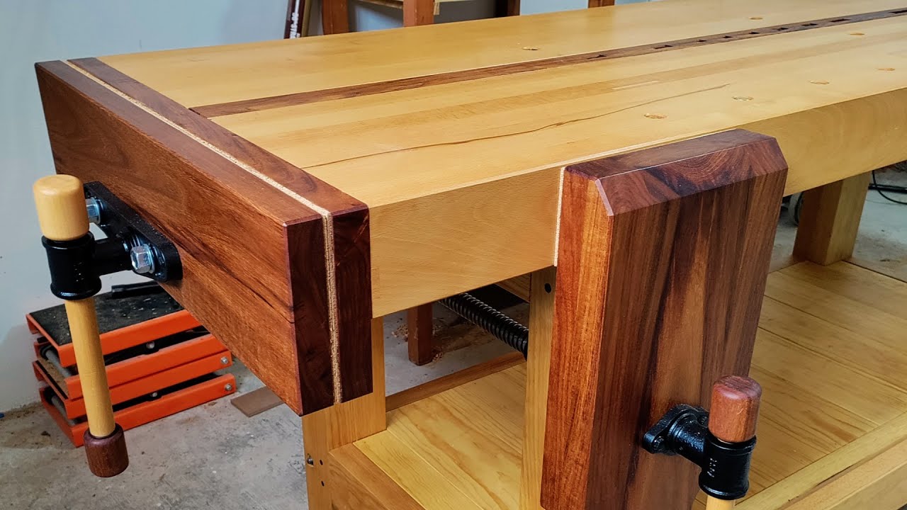 Banco de Trabajo para Carpintero Estilo Roubo Parte 2 - Cubierta