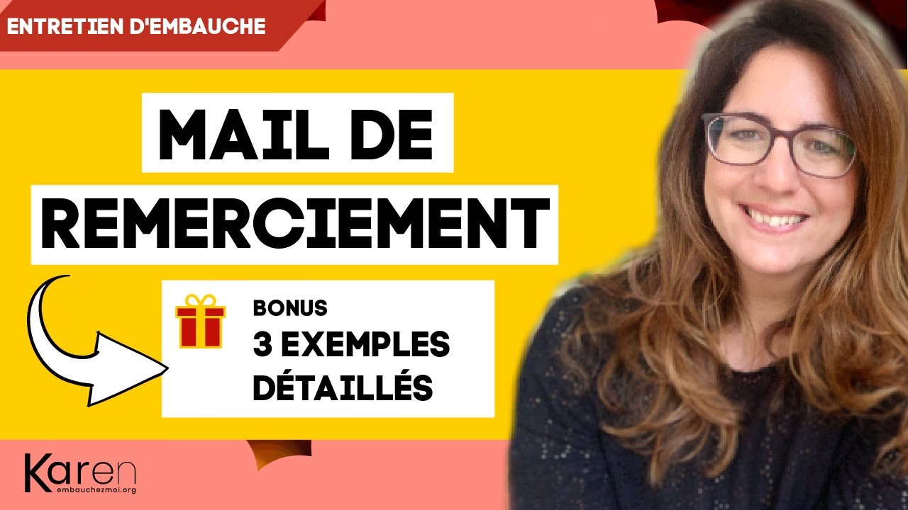 3 exemples de Mail de remerciement après un entretien