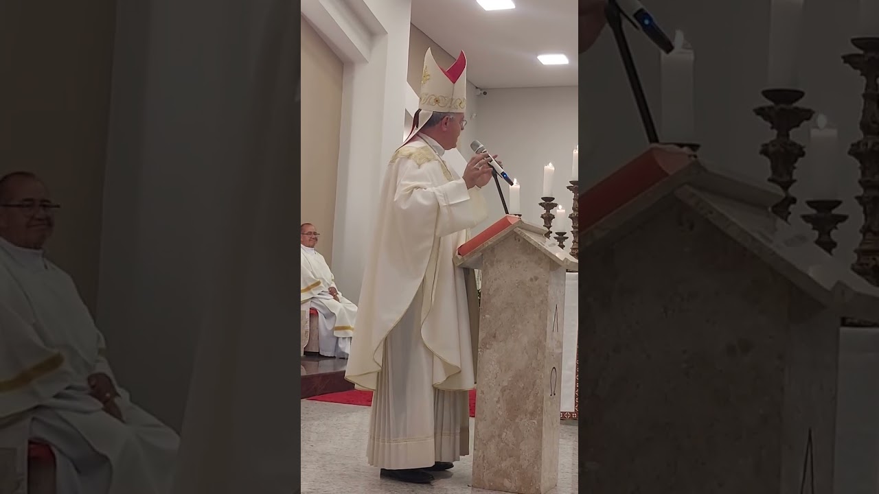 Dom Falcão em garanhuns Pernambuco na paróquia sagrada família .