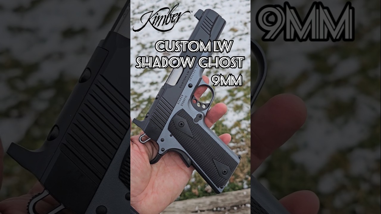 Introducing The Kimber Shadow Gost LW Custom 9mm 1911 Pistol