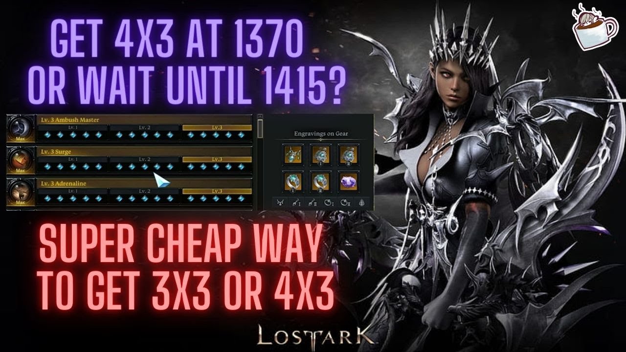 Lost Ark Should you get 4x3 at 1370 or wait! ~EASILY GET 3x3 EARLY~