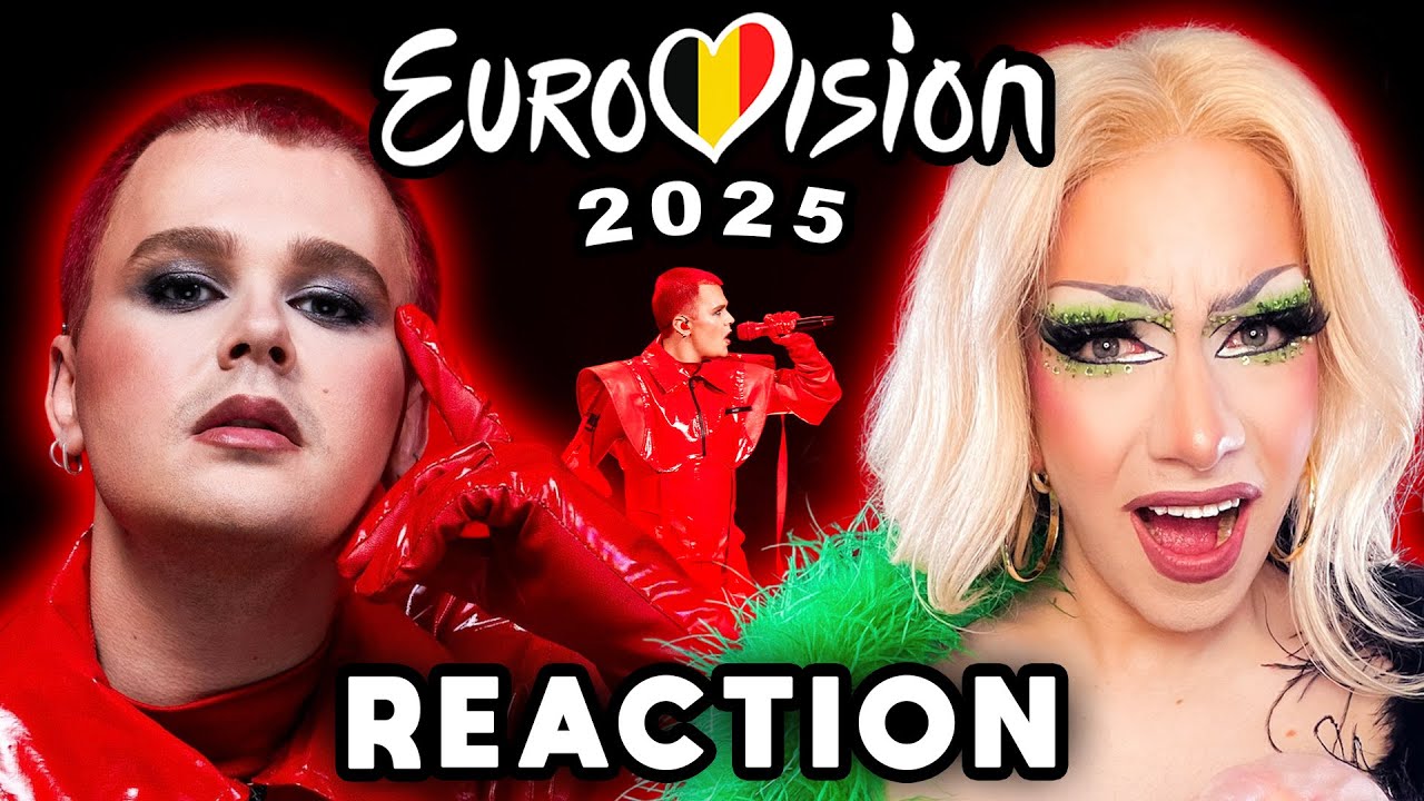 Red Sebastian - Strobe Lights (LIVE) | Belgium 🇧🇪 | Eurovision 2025 REACTION