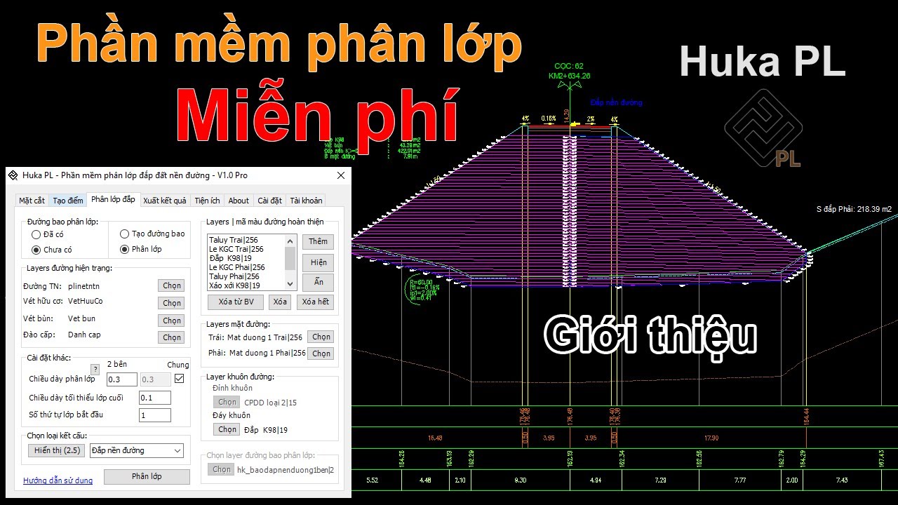 Cách tải và cài đặt - Hướng dẫn sử dụng Phần mềm phân lớp đắp miễn phí - Huka PL