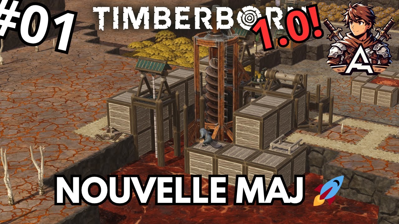 Timberborn 1.0 FR Ep.1 – Découverte de la nouvelle MAJ et de la carte Oasis 🌊⚡