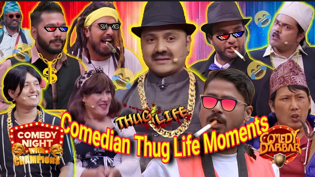 Nepali Comedian funniest Roast🤣😂 & Thug Life Moments 🔥 from Comedy  nights and Comedy Darbar #funny 