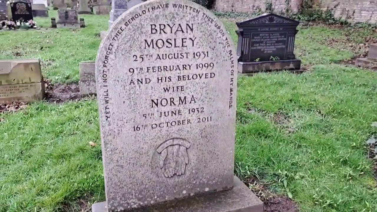 Famous Grave - Bryan Mosley - Actor - Celebrity Graveyard