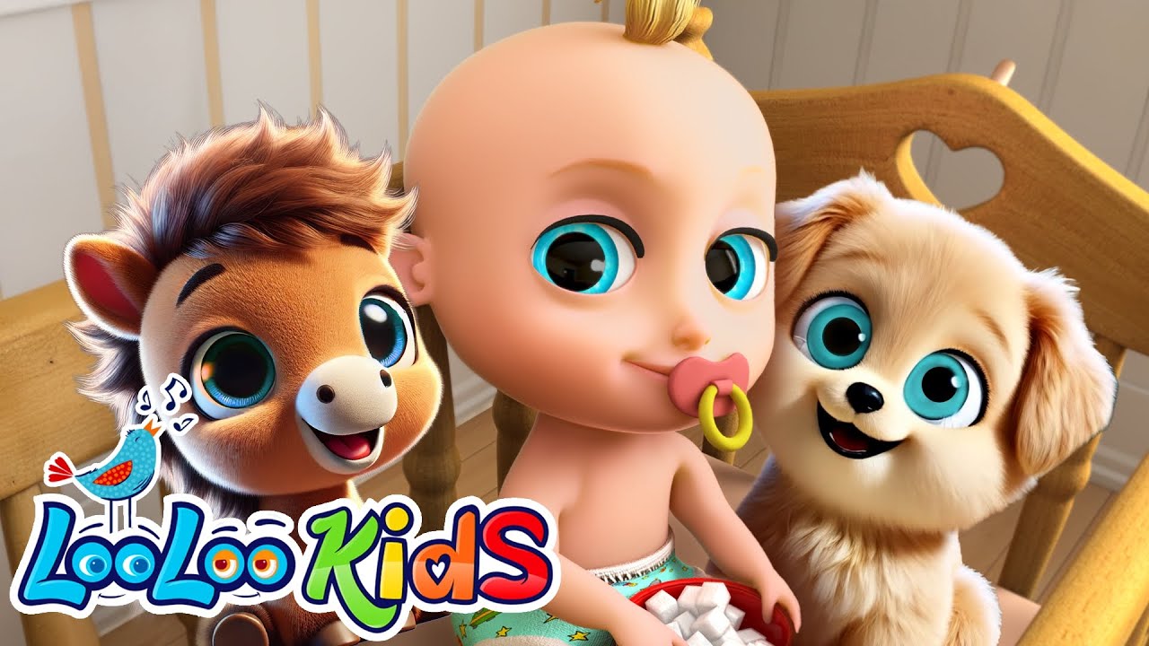 Johny Johny Yes Papa With Animals | Animal Song | Nursery Rhymes & Kids Songs - LooLoo Kids