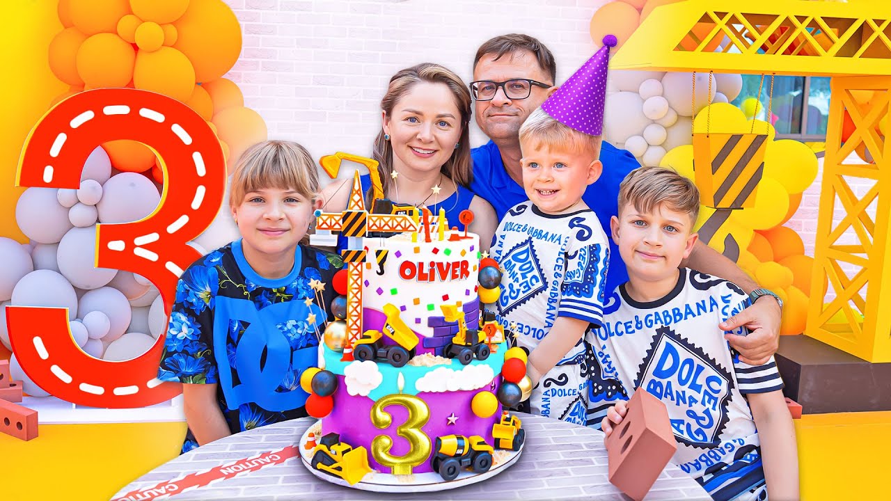 Oliver festeggia il suo compleanno di 3 anni con amici e famiglia!