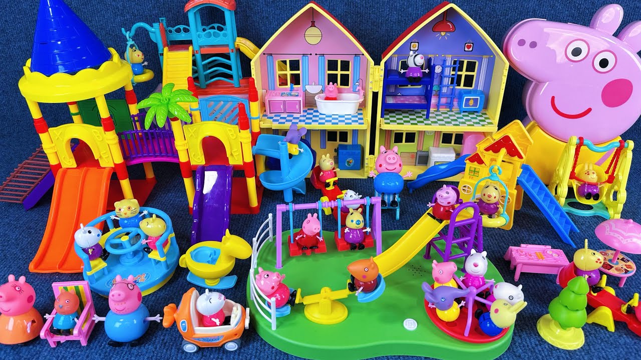 14 Minutes Satisfying with Unboxing Peppa Pig House & Super Playground Toy World ASMR | Review Toys