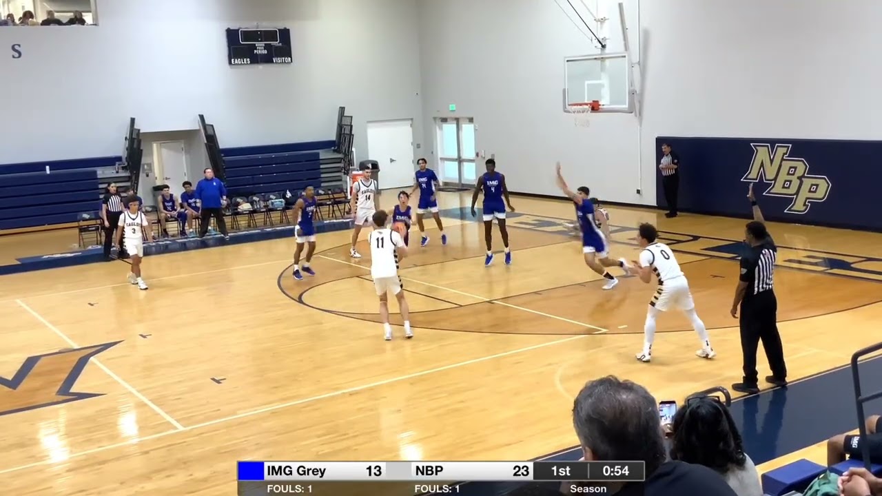 IMG Grey vs NBP #0 Felix Buroz (white). 22 pts. 3 rebs. 3 asts. 2 stls. 