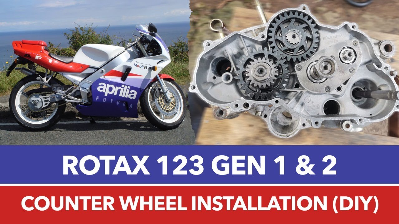 APRILIA ROTAX 123 GEN 1 &2 Counter balancing installation.APRILIA AF1/EUROPA/RS125 1990-1997