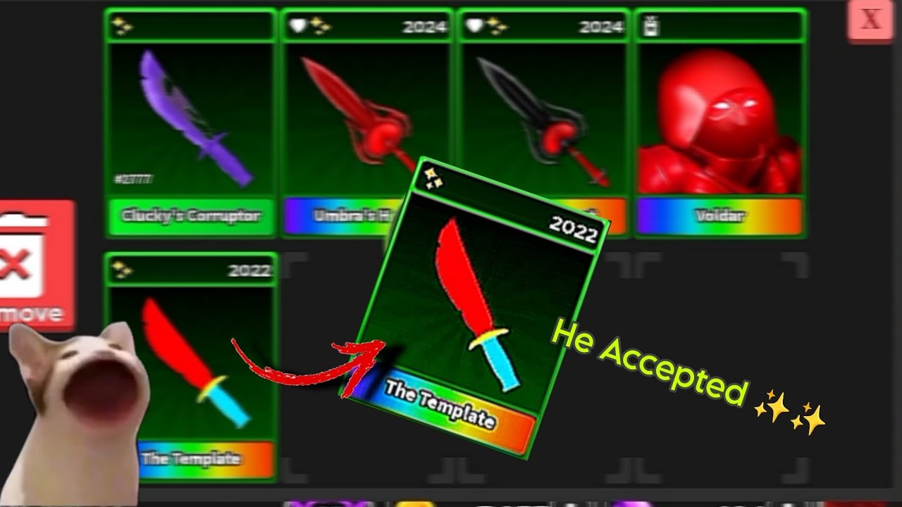 TRADING KNIFE MONTAGE #4 IN | SURVIVE THE KILLER | (ROBLOX)