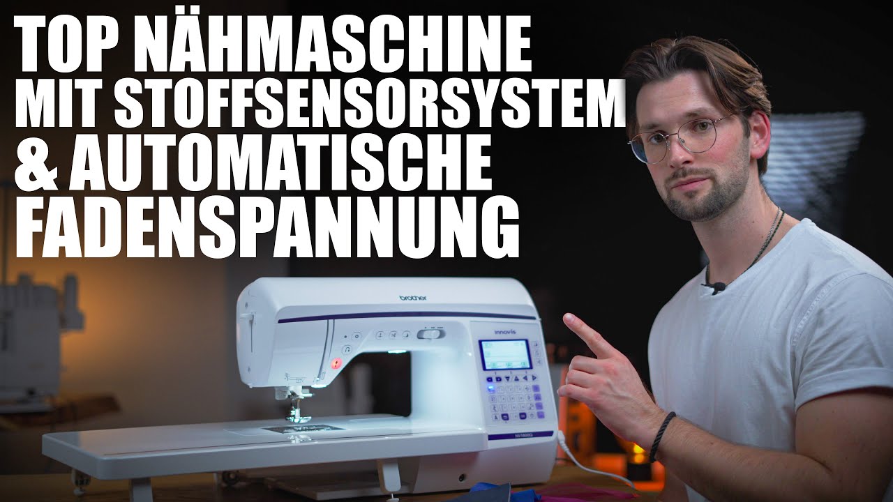brother Innov-is NV1800Q Nähmaschine: Perfekte Nähte dank Stoffsensorsystem.