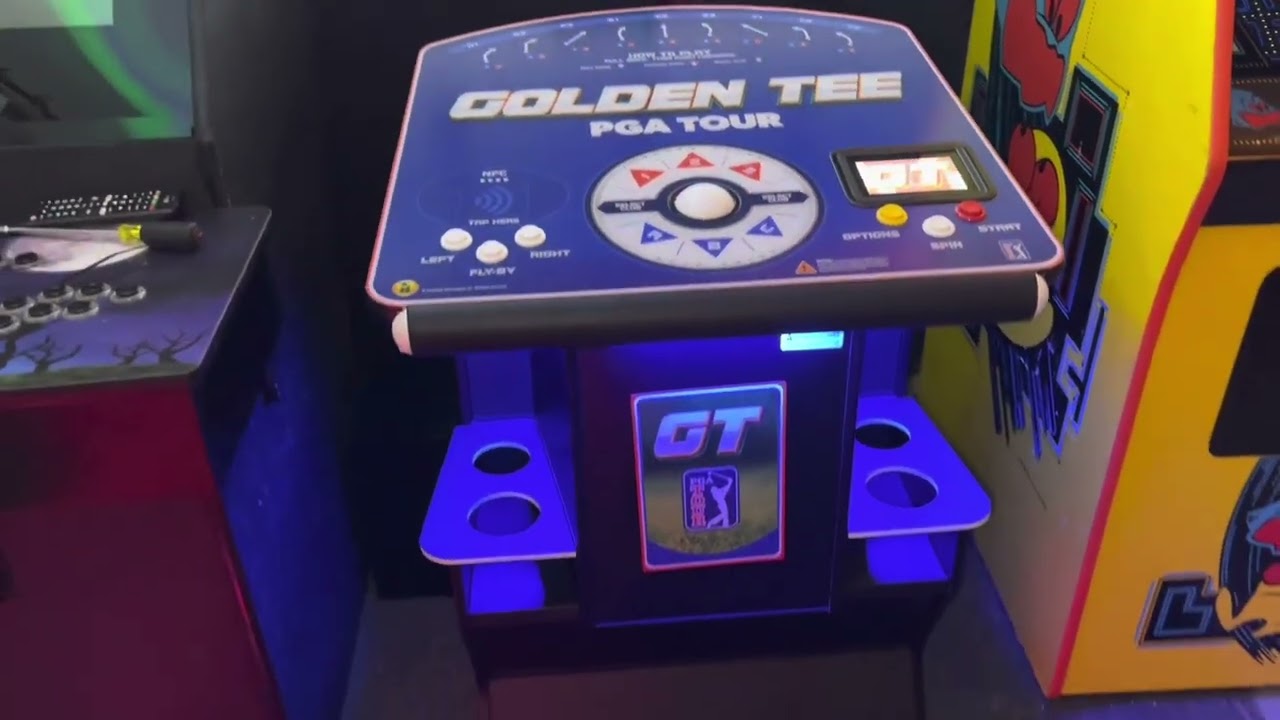 Golden Tee Pga clubhouse unboxing and setup