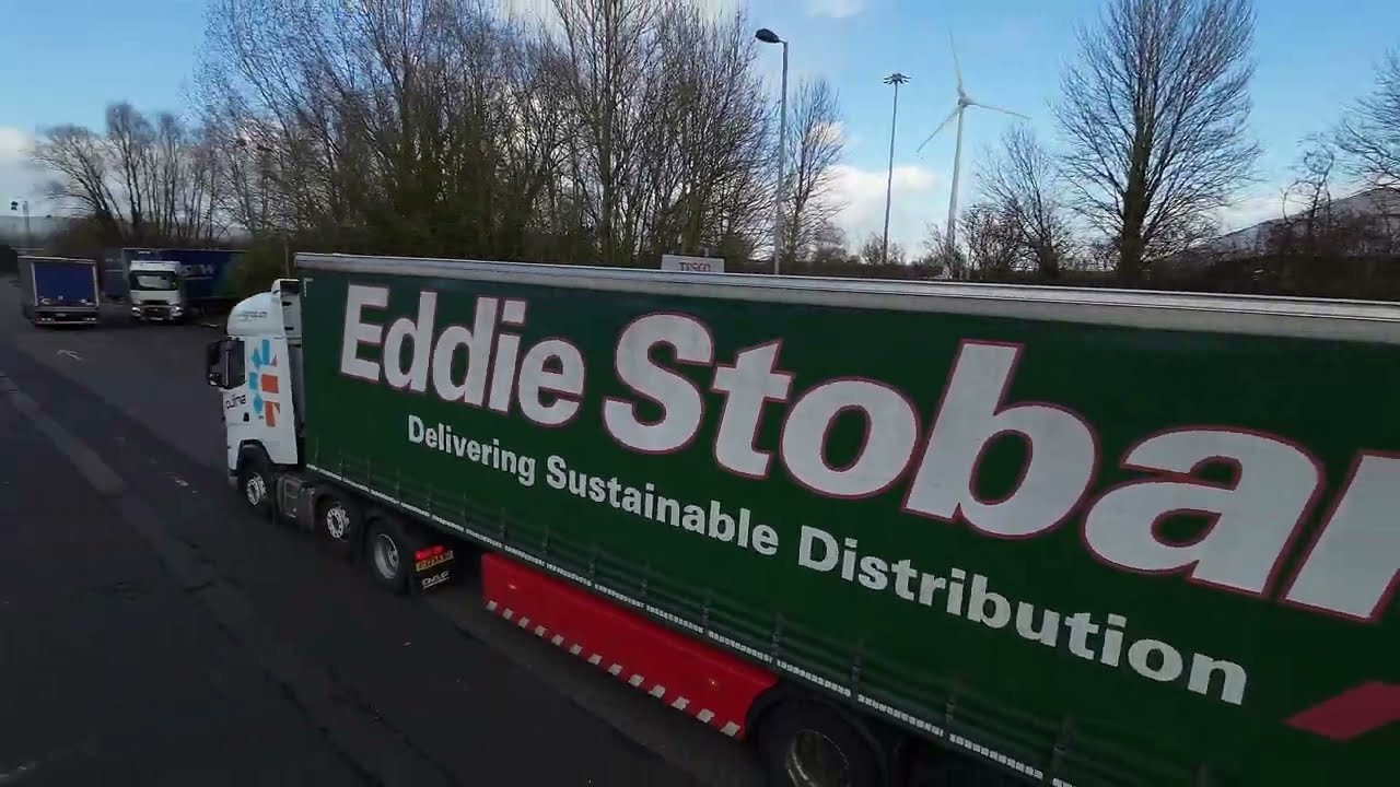 Nice DAF Truck Of The Stobart / Culina Group - Welsh Drones