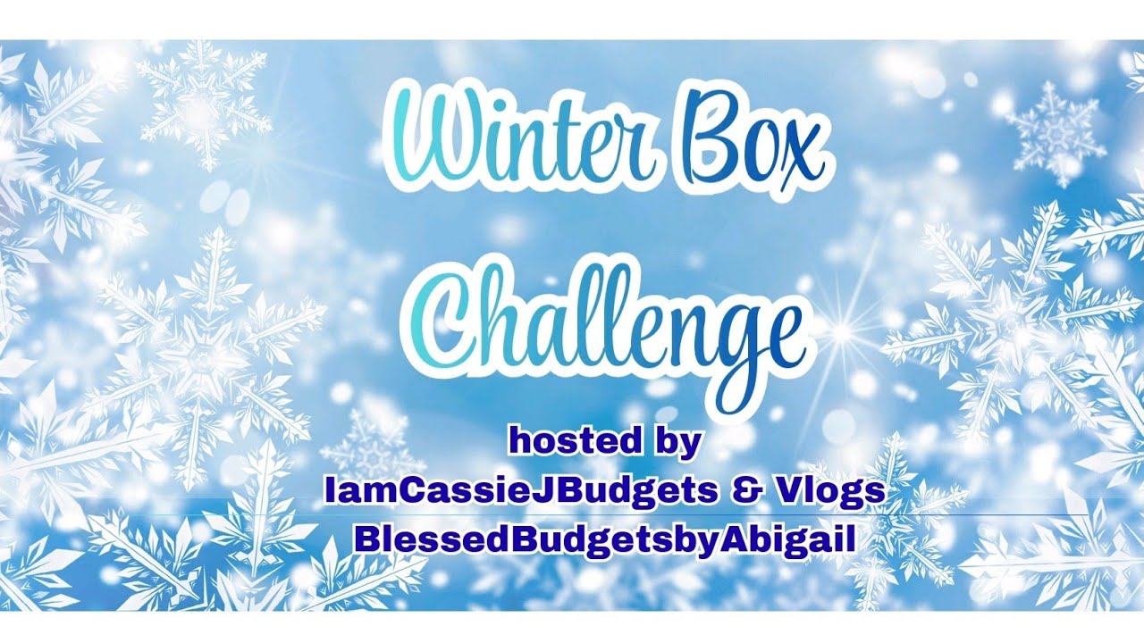 Winter season = savings season ❄️💙 Winter Box Challenge activated!