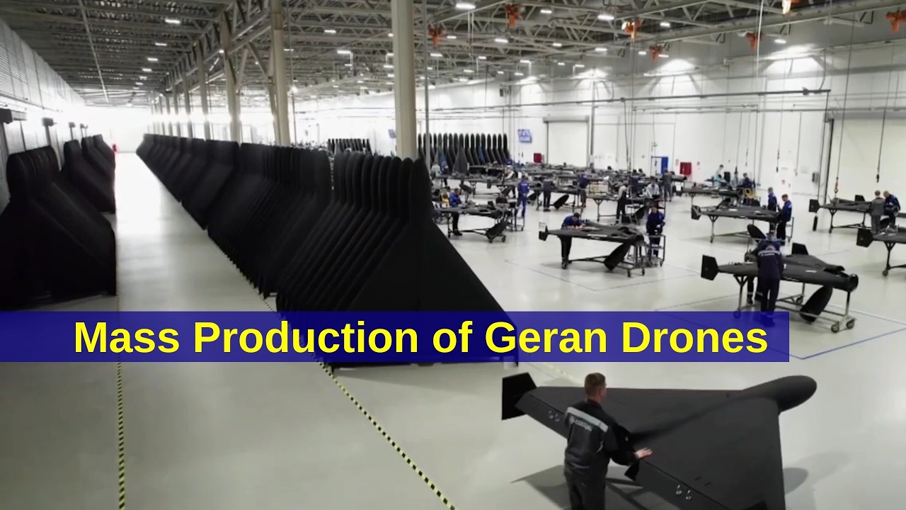 Russia's Mass Production of Geran Drones &ndash; 50,000 Units a Year!