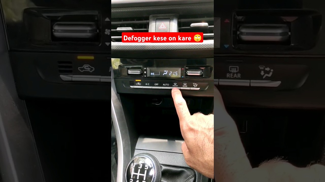 Front & Rear Defogger kese On kare 🙄 | #shorts #cartips