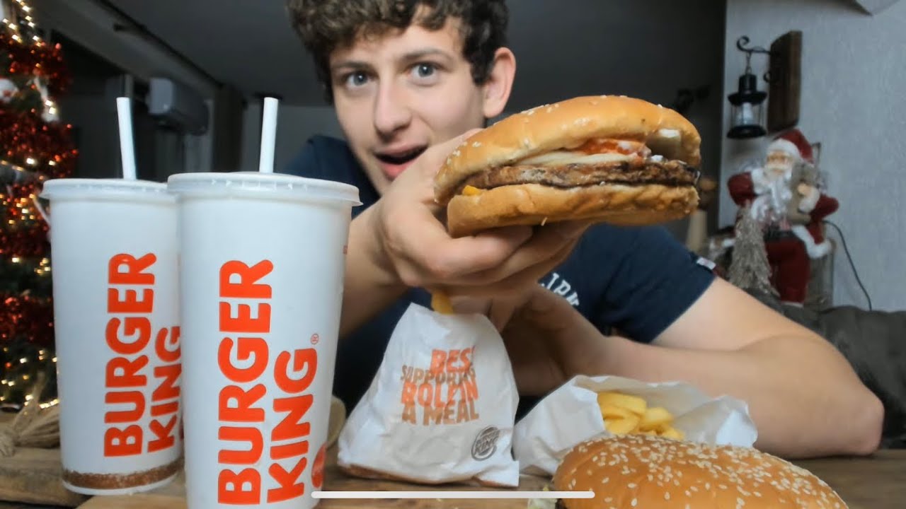 BURGER KING MUKBANG! ( a meal made for a king 👑) expensive...tho