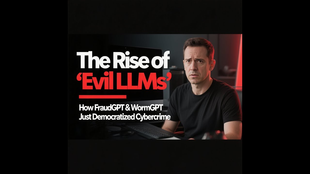 The Rise of Evil LLMs: How FraudGPT & WormGPT Just Democratized Cybercrime