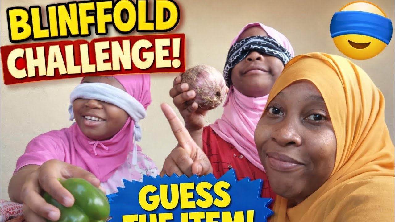 Can My Nieces Guess The Item Blindfolded? 😂 | Family Challenge”