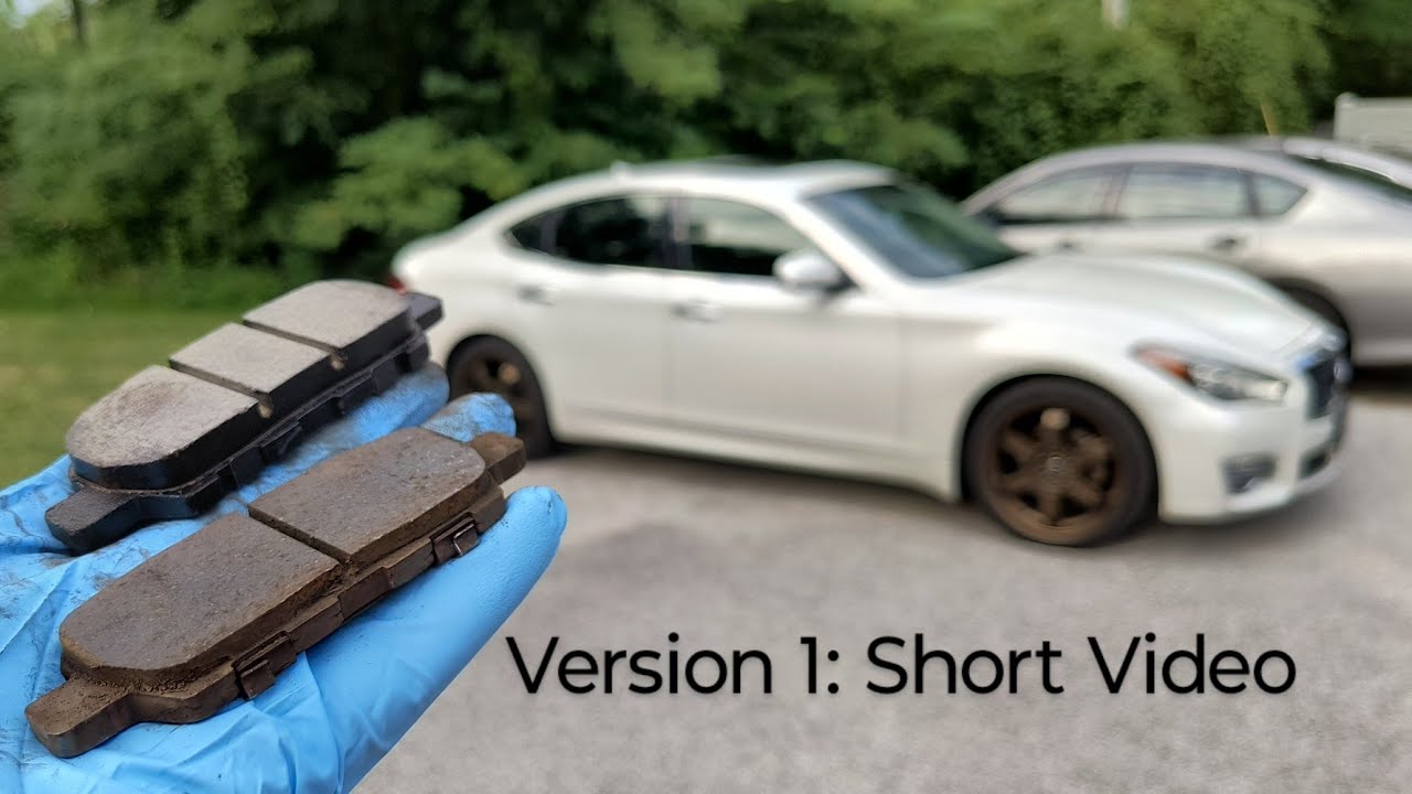 Infiniti M & Q70. Rear Brake Pad Replacement in Under 10 Minutes.Short & Sweet
