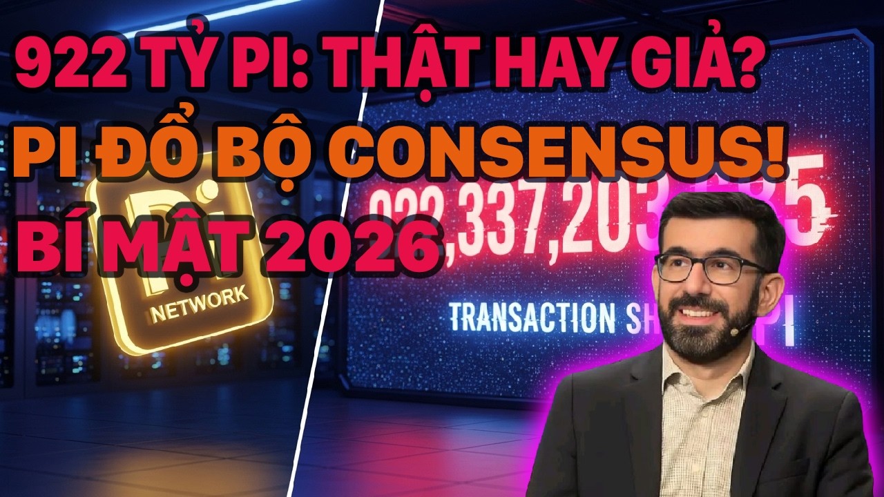 PI NETWORK G&Acirc;Y SỐC: Giao Dịch 922 TỶ PI Xuất Hiện & B&iacute; Mật Consensus 2026!
