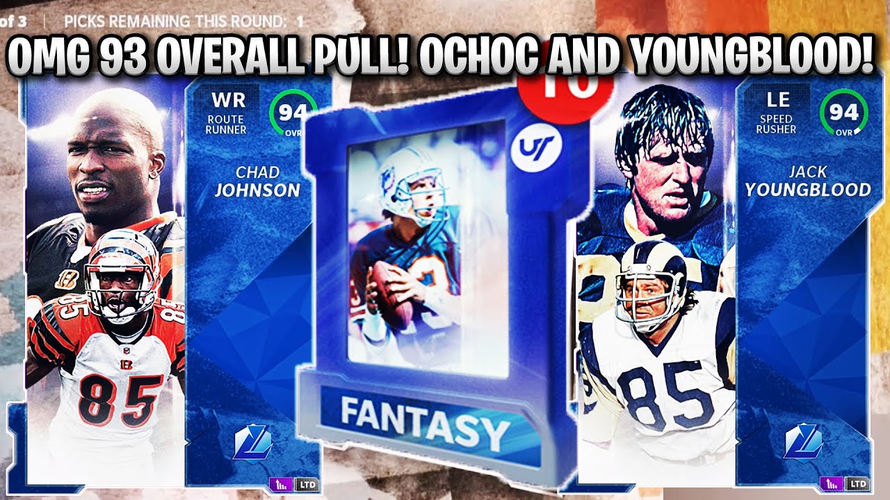 OMG 93 OVERALL PULL! LEGENDS OCHOCINCO AND YOUNGBLOOD! | MADDEN 21 ULTIMATE TEAM