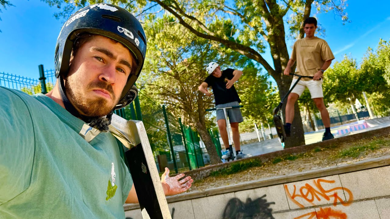 Salto el Mayor Transfer del Skatepark (sale mal)