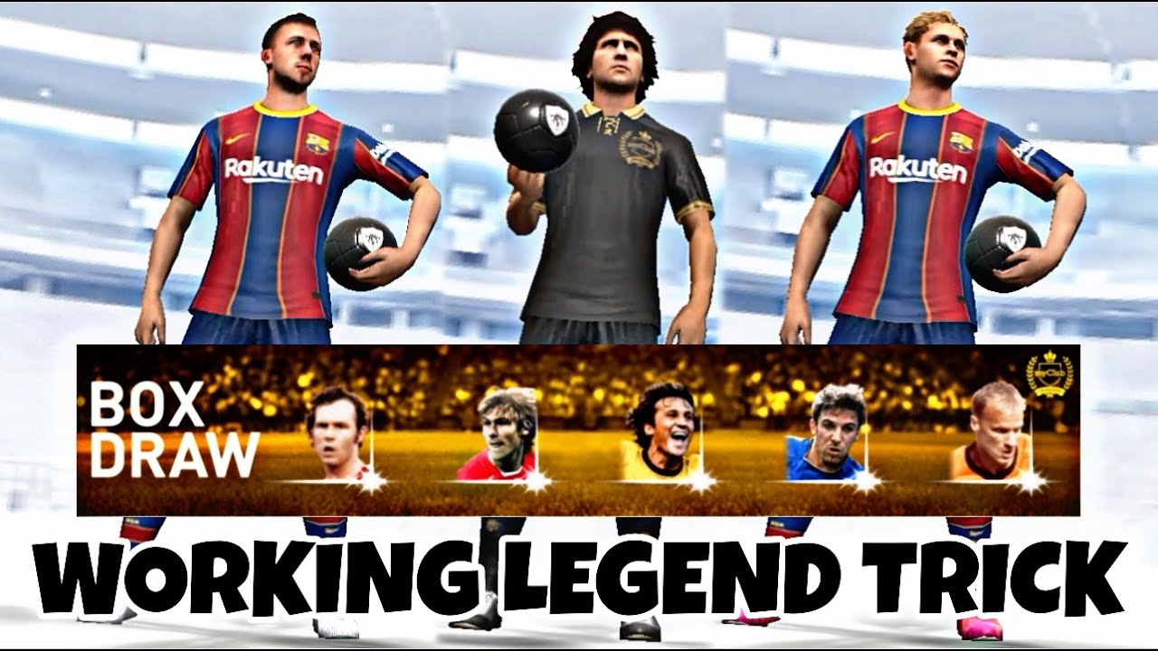 BLACK BALL LEGEND TRICK FROM LEGENDS WORLDWIDE CLUBS - PES 2021 MOBILE