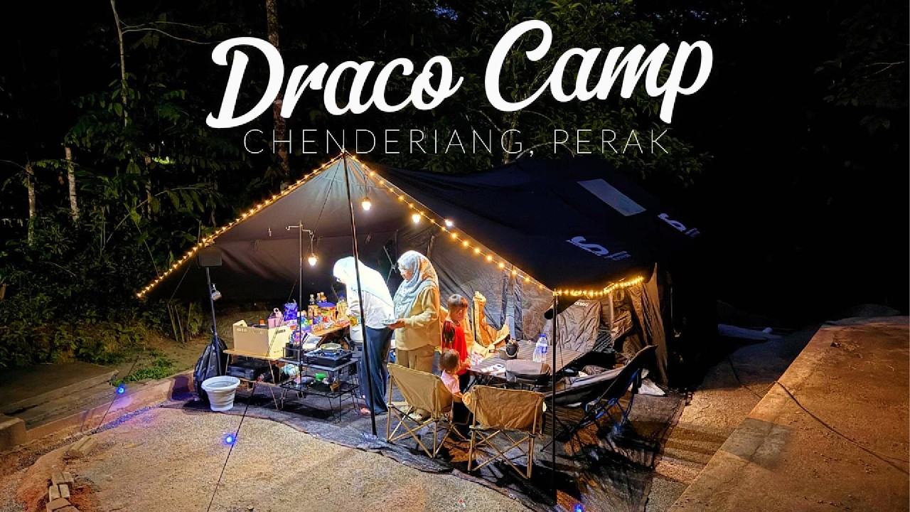 DRACO CAMP I IS OUTDOORSY 9 Pro I  Kenapa Draco Camp ni asyik penuh je? #camping  #asmr