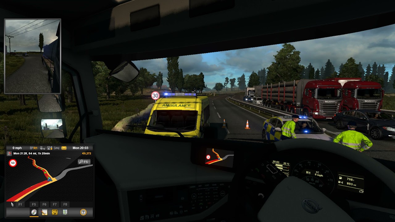 City Accident in Euro Truck Simulator 2 |Police Investigation |Latest |AP Simulation |Part-1