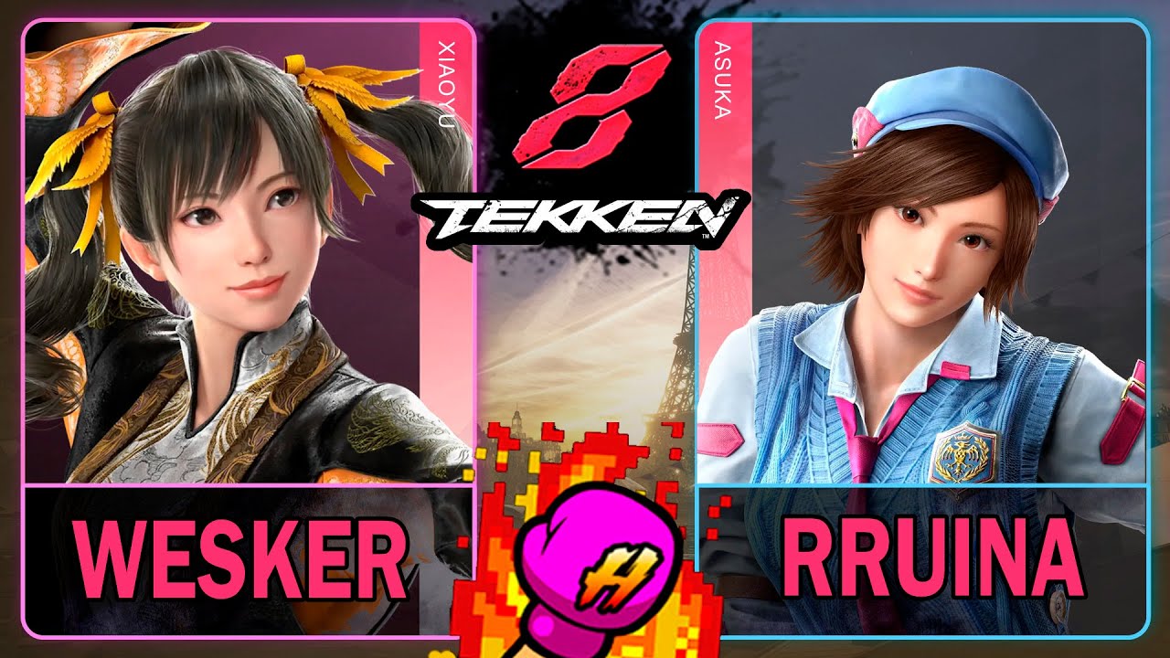 Tekken 8 WeSKeR (XIAOYU) VS Rruina (ASUKA)🥊 鉄拳8🥊4K 60ᶠᵖˢ🥊T8🥊TK8 #tekken