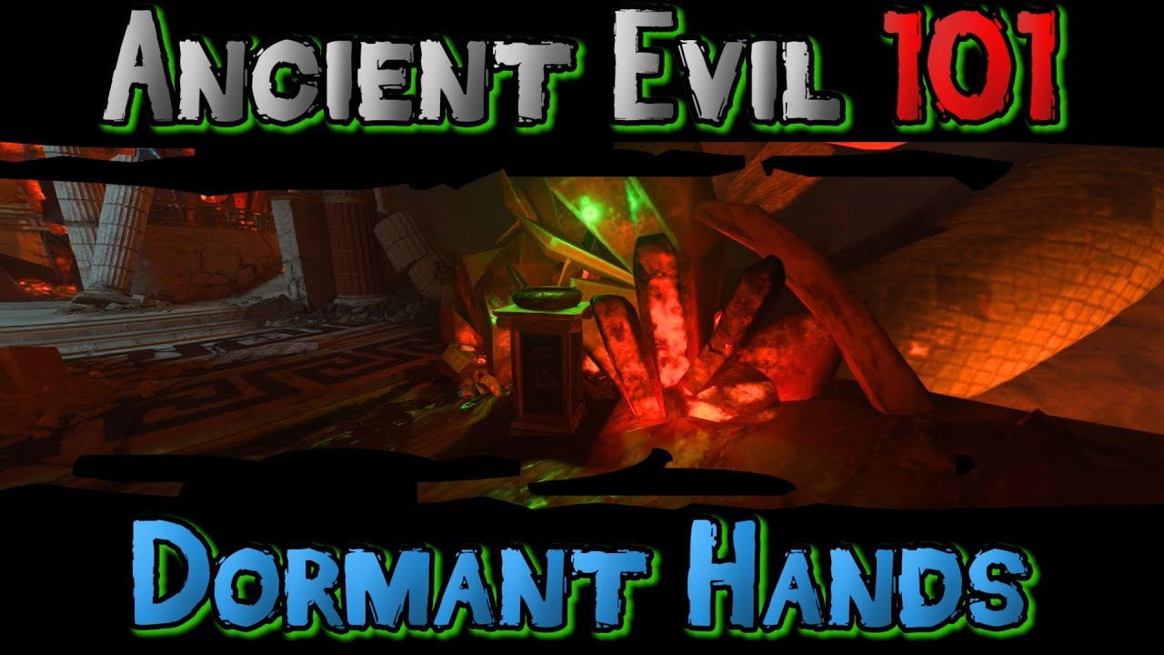 Zombies 101 :: Ancient Evil 101 :: All Dormant Hand Locations