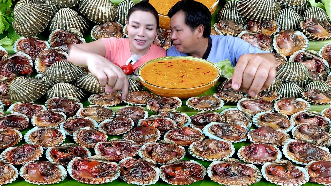 หอยเเครง 5โล กินกับน้ำจิ้มซีฟู้ดถั่วตัด หอยตัวใหญ่ถูกใจป๋าบอลมากค่ะ|ส้มซ่าพาเเซ่บ 5 ตุลาคม ค.ศ. 2023