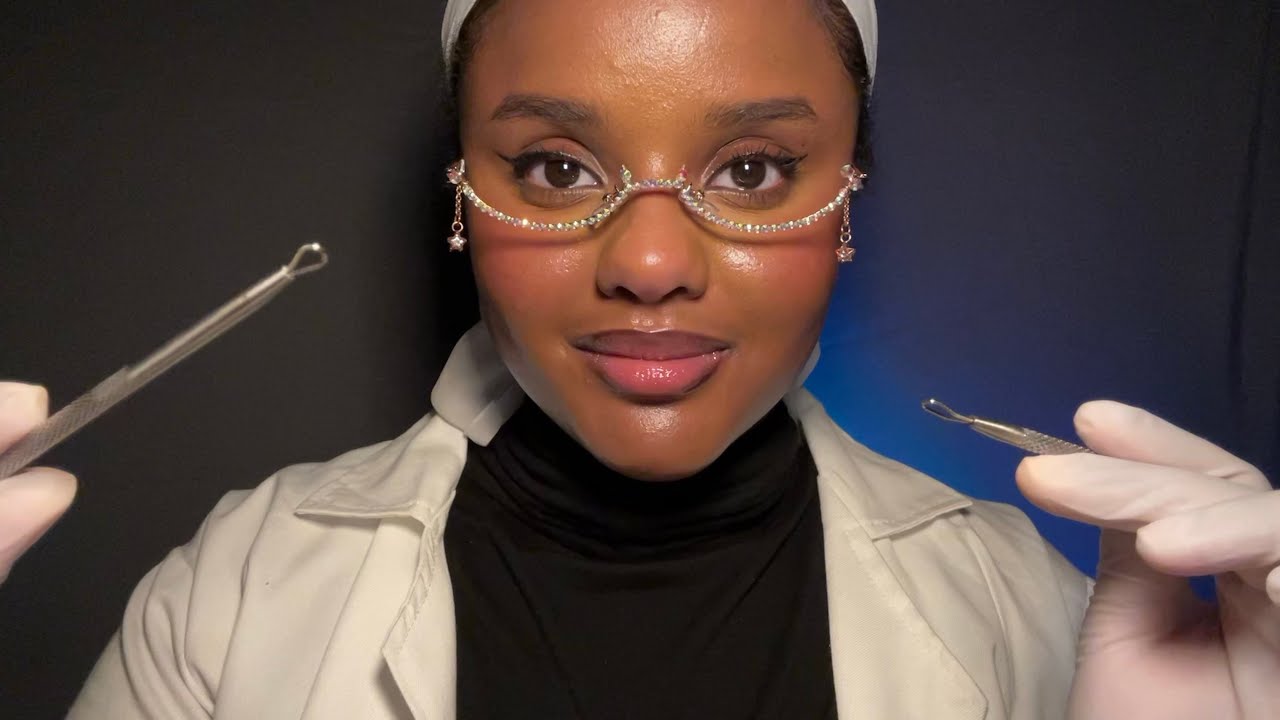 ASMR Dermatologist Face Exam| Pimple Extraction & Skin Treatment