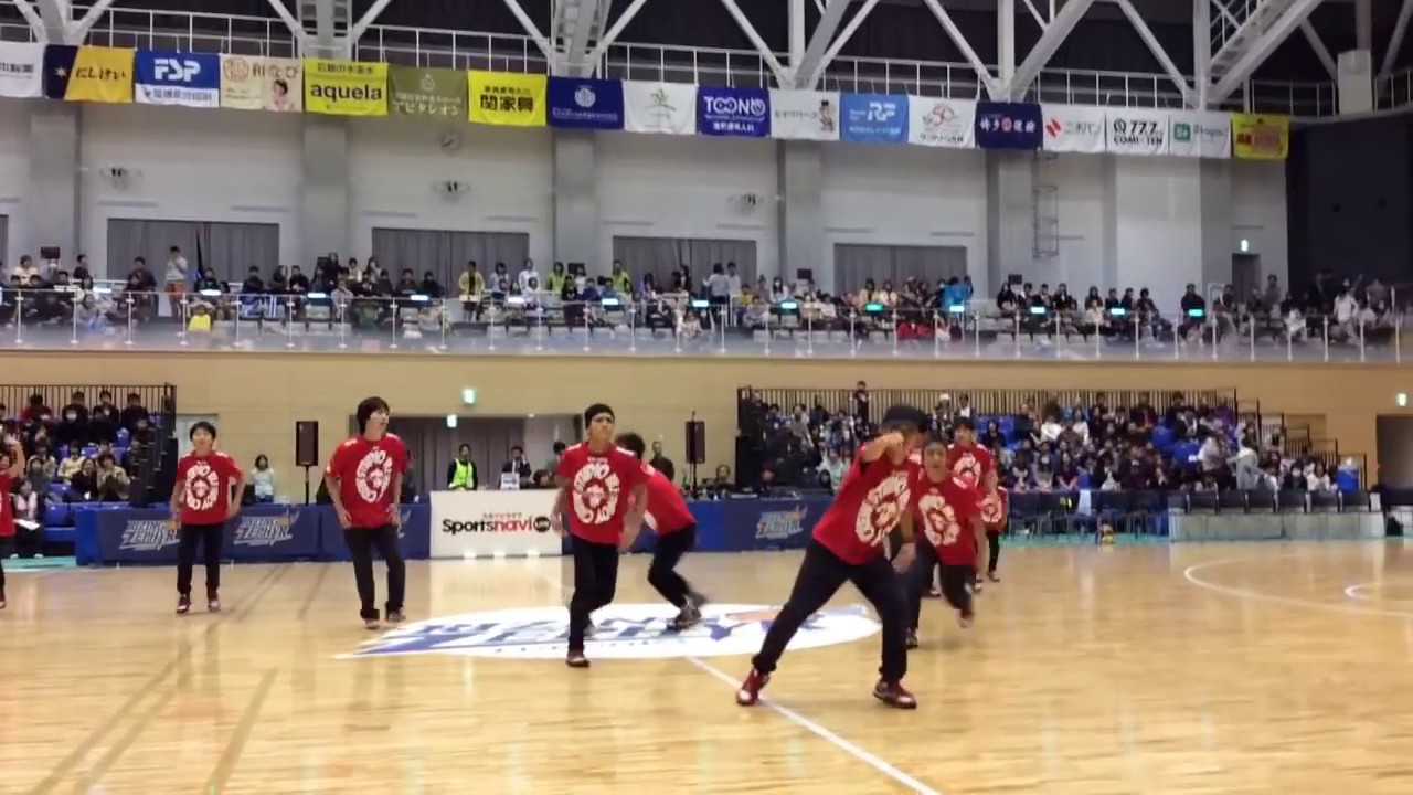 B3league2016-2017 Regular season 第3節 ライジングゼファーフクオカ ホーム戦❷ Halftime show【九州男児新鮮組】(25/Nov/2016)