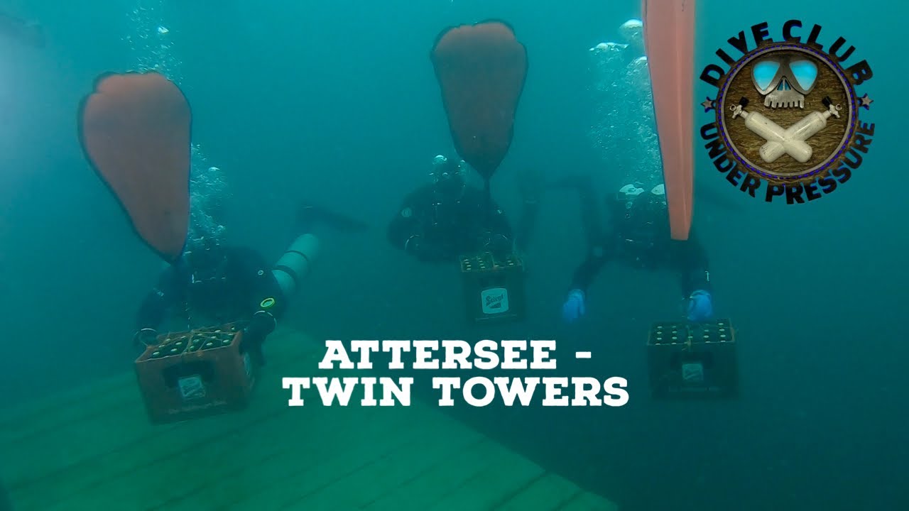 Gemma tauchen mit der Bierbande am Attersee - Twin Towers