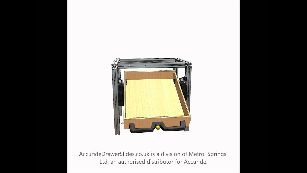 Accuride Slide and Tilt (front view)