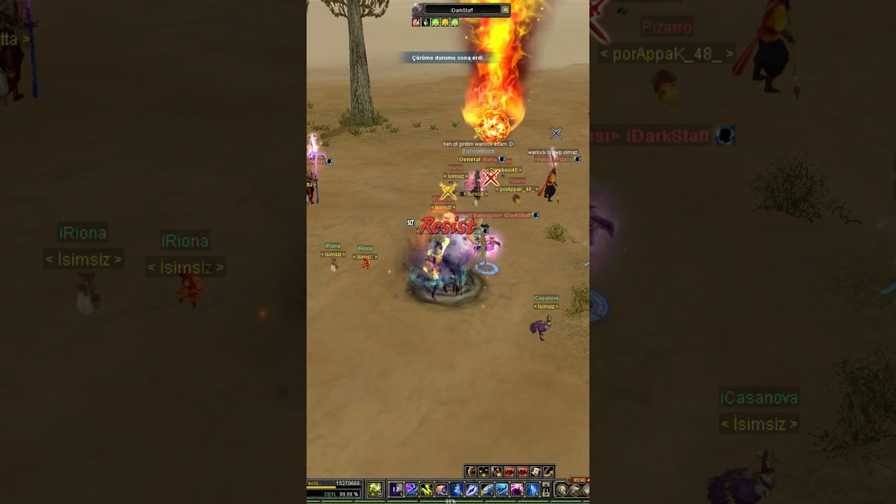 Spear Nuker vs Dagger Warlock  #silkroad #silkroadonline #trsro