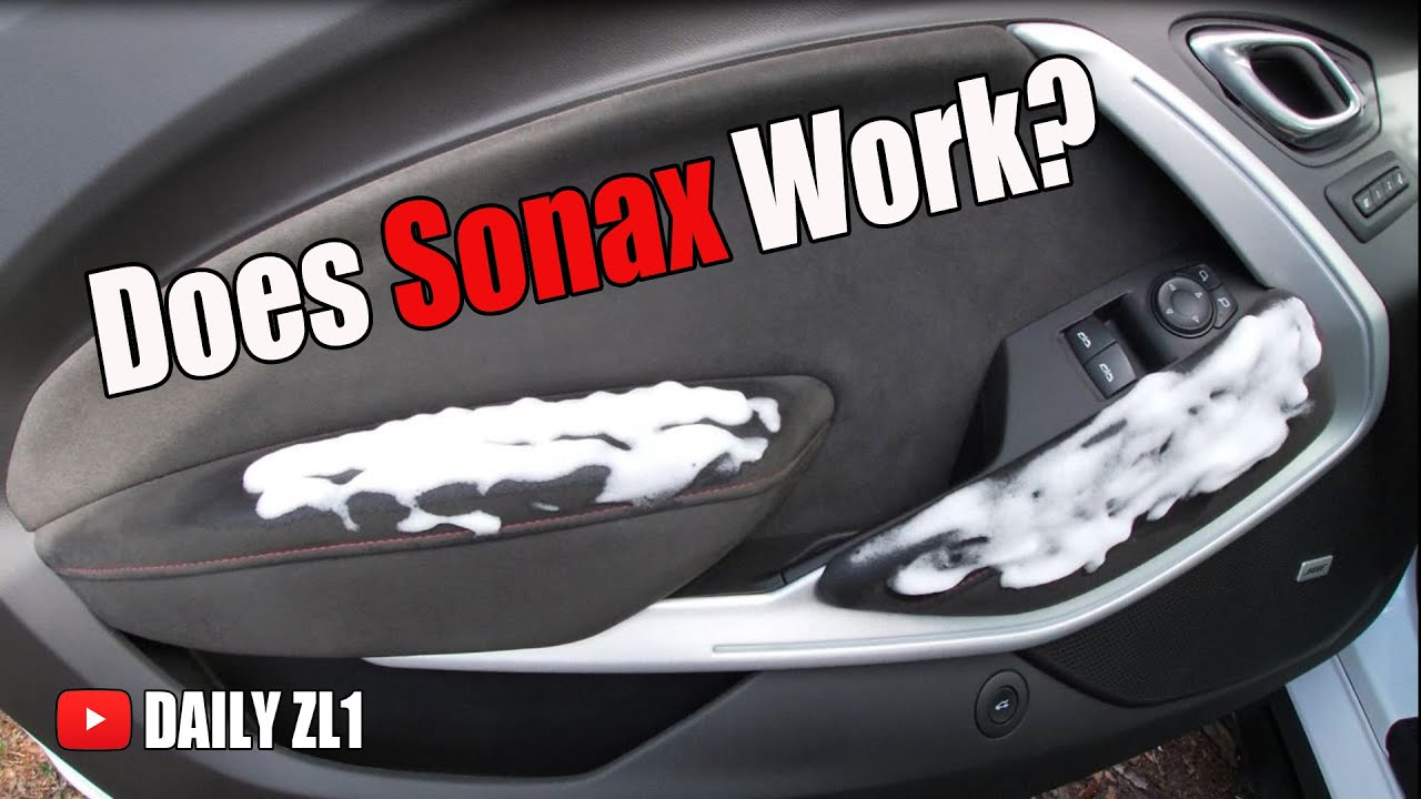 Как почистить алькантару: поможет ли Sonax?