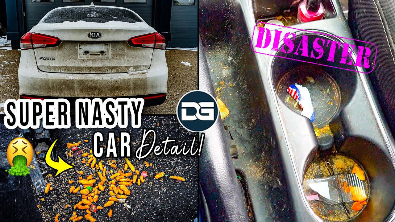 Deep Cleaning a DISASTER Kia Forte! | The Detail Geek