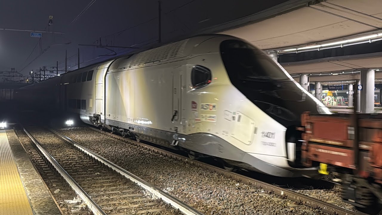 IL NUOVO TRENO TGV-M 1401 SNCF IN TRASFERIMENTO DA BOLOGNA VERSO LA FRANCIA!