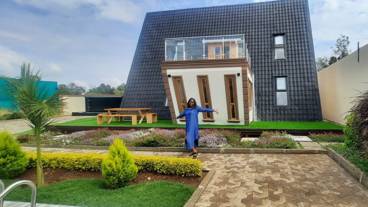 What Ksh 35,000 Can Get You In Nanyuki Kenya ,A Frame Cabin With A Heated Pool