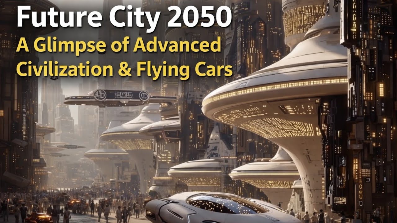 Future City 2050 | A Glimpse of Advanced Civilization & Flying Cars