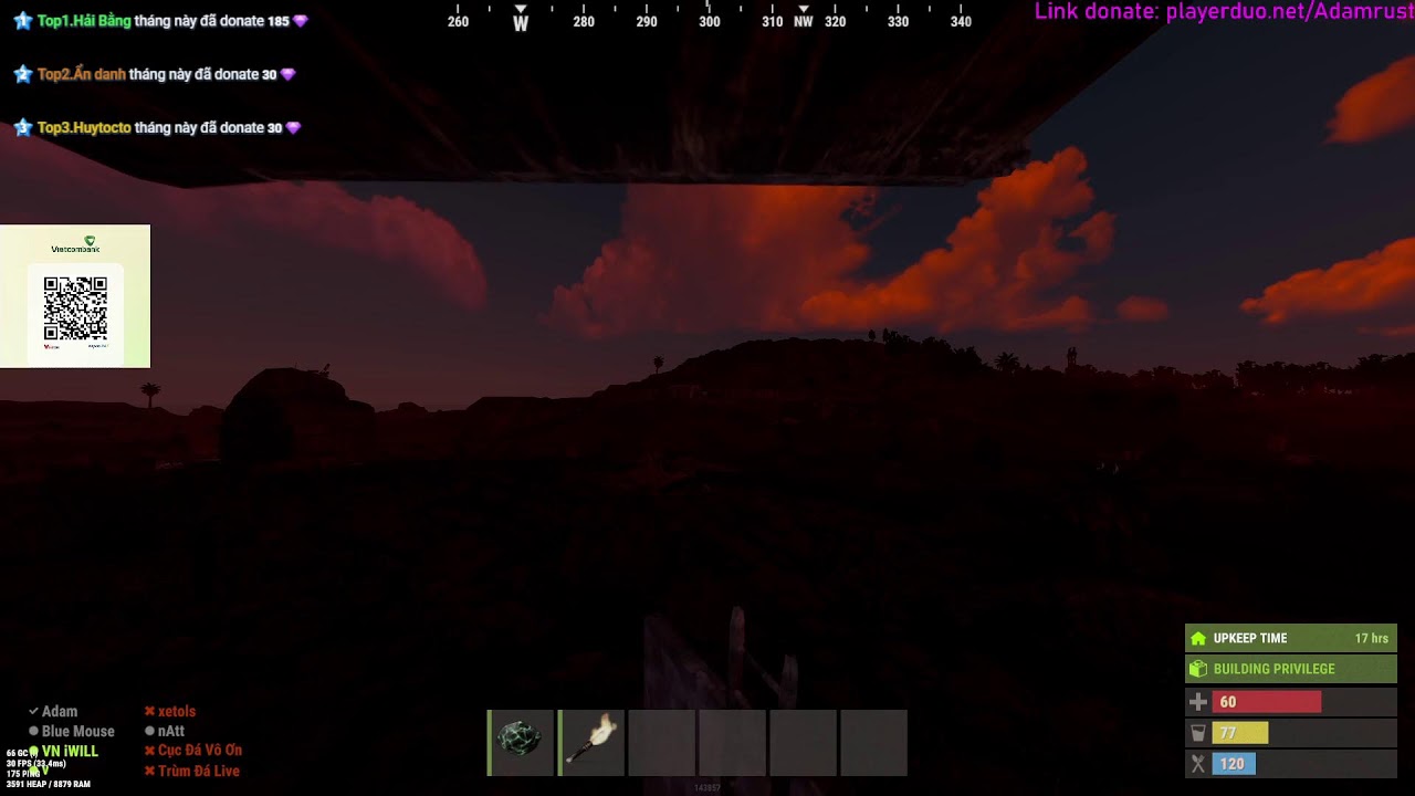 200 rocket raid all ????. Cuộc xâm chiếm vùng trời Eu, High 800pop max8  Day3  #rustgame Việt Nam