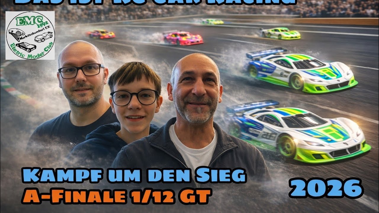 Spannendes RC-Car Racing ums Podium - DM 1/12 GT 2026 beim EMC Marktoberdorf