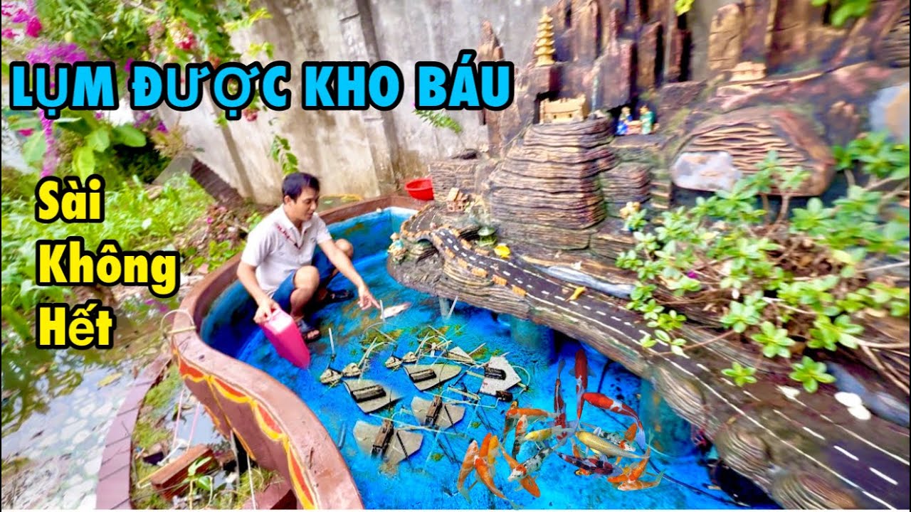 Thay Nước Hồ Cá Ăn Tết Phát Hiện Được Kho Báu Bobo |ATK