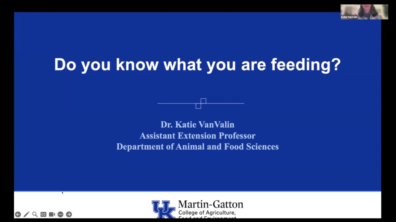 Do you know what you are feeding? - Dr. Katie VanValin