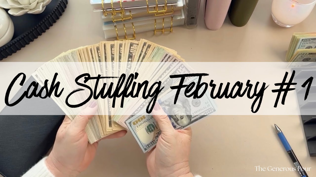 Cash Stuffing February Week #1  | Wallet Reset + Sinking Funds + Savings Challenges